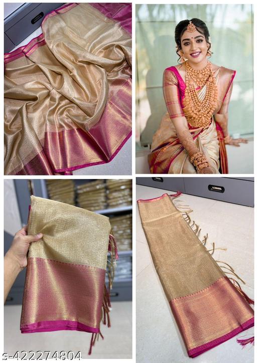 Kanchi Big Skart Kota Check Tissue Saree
