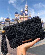 ORYA ALEX Macrame handbags/ Macrame sling bags/ Macrame bags for gifts/ mother's day gift ideas/ gifts for mothers Pack of 2