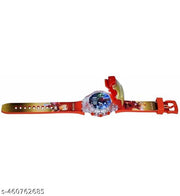 Music Play & Glowing Light Cartoon Cap Cover Digital Watch - For Girls and Boys