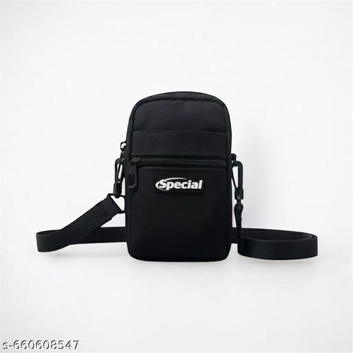Men's Small Side Bag for Mobile, Money & Passport - Lightweight Hanging Phone Pouch with Belt Loop for Bike Riding & Travel