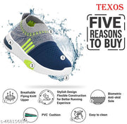 TEXOS Stylish Flyknit Casual Sneakers Shoes For Kids, Boys and Girls