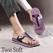 TWO SOFT Women's Stylish Doctor Ortho Slipper with Adjustable Toe Hook | Premium Comfortable Lightweight Daily Wear Flip Flops | Extra Soft Sole | Anti-Slip Grip | Arch Support | Indoor-Outdoor Use Slipper For  women & Girl’s