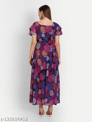 BEAUTYFUL LADIES DESIGNER ONE PIECE GOWN ALSO IN BIG SIZE