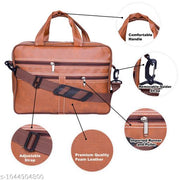 Visit the store, WildHorn
WildHorn
Leather Office Bag for Men with Adjustable Straps, Multiple Compartments, and a Sleek Professional Design – Durable and Stylish