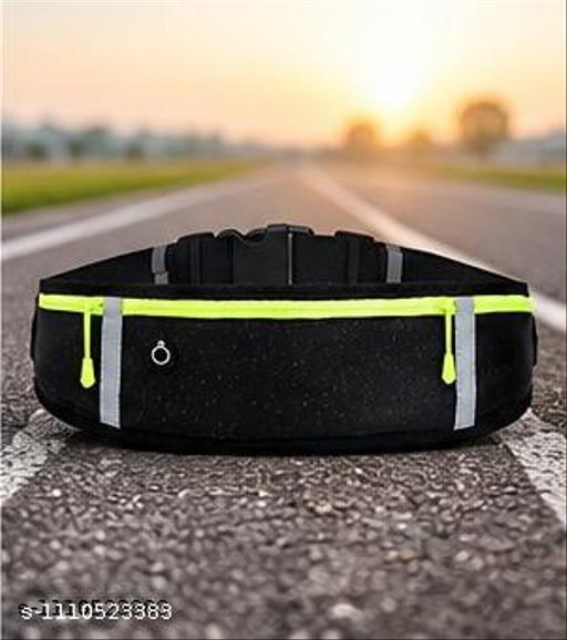 Running Belt Waist Pack Bag, Workout Gear, 3 Pockets Gym Fitness Fanny Pack for Phone, Cell Phone Holder for Running, Jogging Pocket Belt for Women & Men, Running Accessories