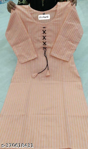 Orange patti kurti