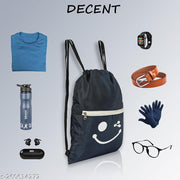 Decent Smile Drawstring Backpack for men and Women Drawstring Smile Waterproof Trendy College Tuition Backpack for Girls & Boys | Exam Bag for Girls | bag for women | bag for kids | bags for men