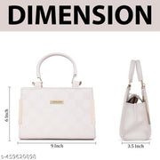 GRAADA Synthetic Leather Casual Design Shoulder Crossbody Handbag For Women