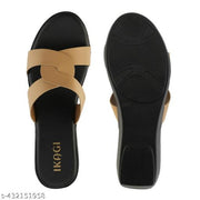 IKAGI Sandal Fashion Wedding Casual Platform Wedges Slip-On Sandals For Womens & Girls