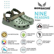 Bersache  Lightweight Stylish Flats With High Quality Sole For Men (Green-6139)