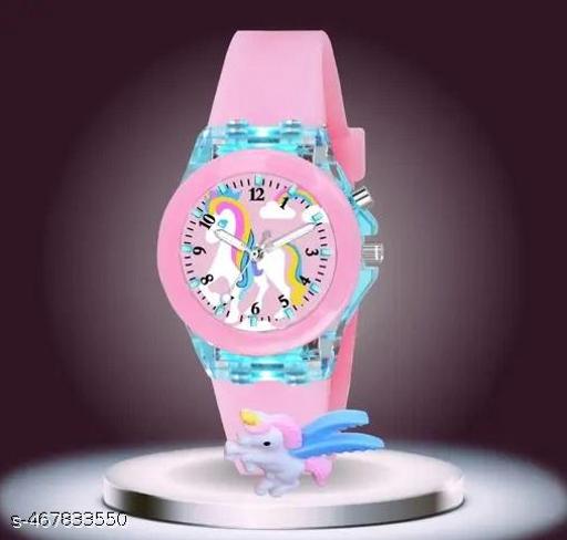 KIDS WATCH BEST WATCH GIRL AND BOY WATCH 3D CARTOON WATCH 3D CARTOON CARACTER Watch for Kids HELLO KITTY Digital Lighting Glowing Kid Watch with LIGHT for Boys and Girl ((Multicolor Kids Watch) [3-10 Years]