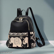HMZ-STORE  Ethnic Style Waterproof Oxford Backpack Ladies Fashion Travel Canvas Bag Large Capacity Nylon Student School Bag Laptop Bag, Girls Printing School Backpack