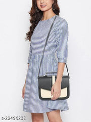 Classy Women's Multicolor PU Slingbag