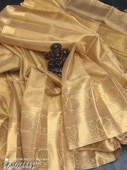 BANARASI ALL OVER TISSUE SILK FANCY PARTY WEDDING WEAR SAREE
