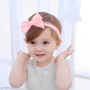 SYGA Baby Star Flower Hairband & Shoes Set  Soft, Comfortable Fit for Ages 0-1 Years | Ideal for Newborns & Toddlers(Light Pink)