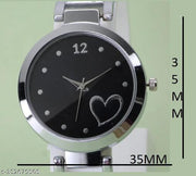TRENDING MULTI-COLOR ((BLUE BLACK PINK )  DIAL ANALOG SILVER STAINLESS STEEL STRAP 3 COMBO WATCH ,