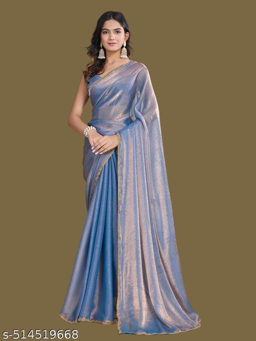 Zimichoo Two Tone Chiffon Saree
