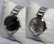 combo pack classic&unique look with METAL belt scrunchy bands watch for woman&girl's combo pack 2