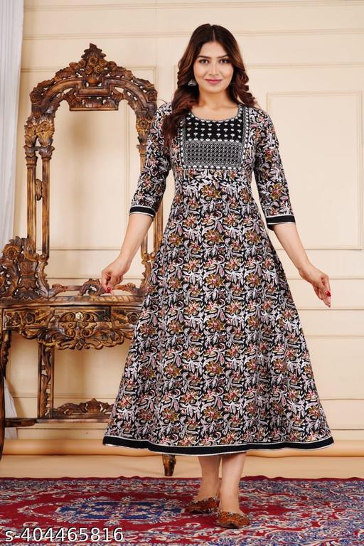 Trendy Embroidered women Anarkali kurta