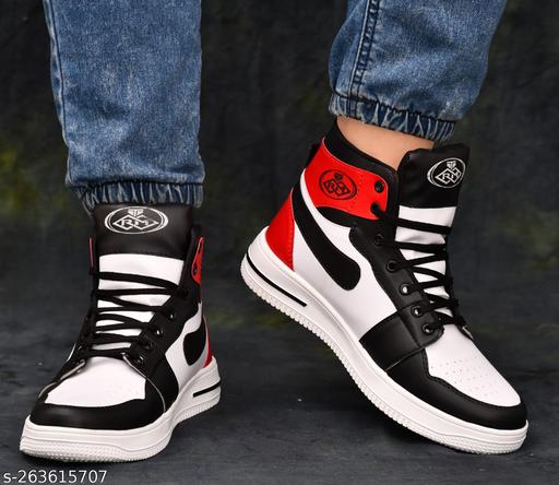 TRM Red sneaker casual Partywear shoes for men and boys