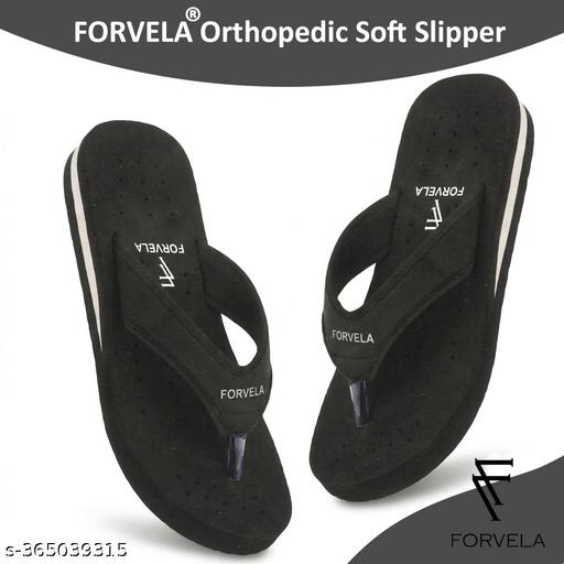 FORVELA Orthopedic Slipper for Women Bathroom House Home Daily Use Ortho Chappal Orthopedic Diabetic Slipper Flip flops