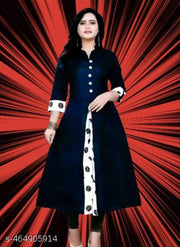 Selfi Cotton Branded Kurti