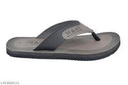MAAN leather look fancy mens slippers flip flops