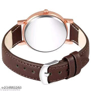 Special Valentine WOMEN'S ANALOG SILVER BROWN COLOUR WATCH