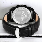 Lorenz Black Roman Dial Watch for Men & Boys | MK-4011R
