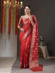Premium Banarasi Organza Saree