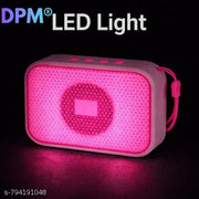 DPM Portable LED Sound Speaker with USB Charging