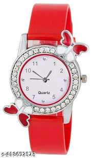 TRENDING BUTTERFLY DIAMOND GIRLS WOMEN BEAUTIFUL ANALOG WATCH COMBO |  Trendy Butterfly Diamond dial Latest Collection Women's & Girl's