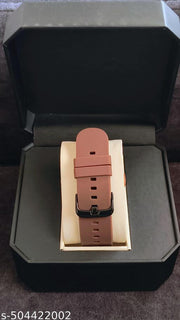 New Trading Casual Silicon Strap men watch Pack of -1