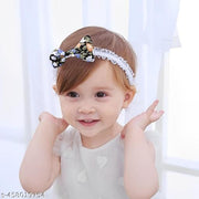 SYGA Baby Bow Hairband & Shoes Set  Soft, Comfortable Fit for Ages 0-1 Years | Ideal for Newborns & Toddlers(Grey)