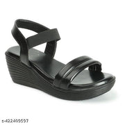 Kajmi Stylish New Trendy Striped Sandle For Women Cool Design Casual Fashion Extra Soft  Wedges Sandal For Women/Girl's/Female Ethnic Wear Wedges Sandal For Woman