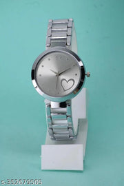TRENDING MULTI-COLOR ((BLUE BLACK PINK )  DIAL ANALOG SILVER STAINLESS STEEL STRAP 3 COMBO WATCH ,