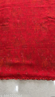 Georgette Printed Saree (Lace Border)