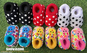 Unisex New Born Baby Booties,Baby Shoes Cute Stylish Booty Socks Shoes Fashionable ,Lightweight Fabric,Perfact For All Eeather For Baby Boys And Baby Girls Age 0-9 Months.(Multicolor).(6 Pcs Of Booties)