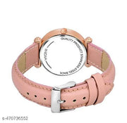 Flower Round Dial Analog Wrist Watch For  Women and Girls Pack of 2 Watch
