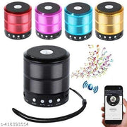 VA WORLD WS-887 Mini Bluetooth Speaker Mini Bluetooth Sound Box Wireless Portable Bluetooth Speaker TF-Card Supported (COLOUR ASSORTED)