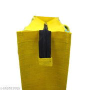 Juteka Multicolor, Eco Friendly, Multipurpose Jute Bag with Zipper Closure