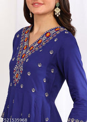 ANARKALI SEQUINNED KURTA