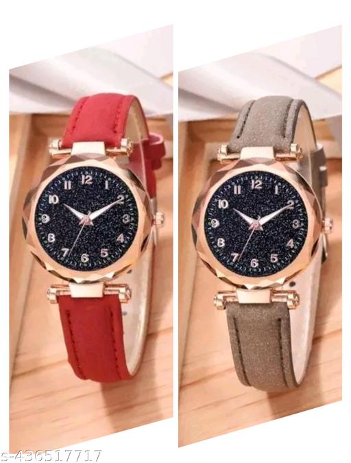 Very stylish Analog Watch for Girls & Women (pack of 2)