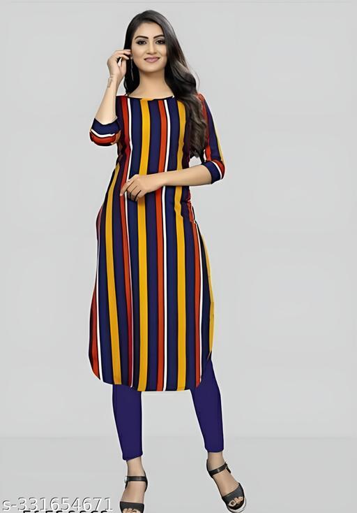 Women's Ethnic Straight Kurti For  Ladies