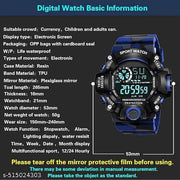 Automatic Digital Sports Watch for Men & Kids–Waterproof, Shockproof, and Multi-Functional with a Military-Style Army Strap-watch for boys Watch for Men watch,Sports Watch,Analog Watch,watch for kids,Digital Watch,under 199\-watch,unixes watch