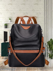 Bohobuzz Backpack Purse for Women Convertible Travel Vintage PU Leather Bag(Backpack,bag,backpack for women women bag fashion,stylish)