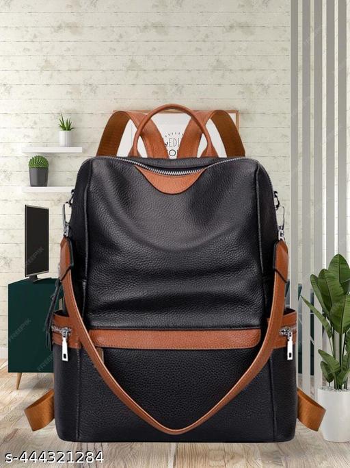 Bohobuzz Backpack Purse for Women Convertible Travel Vintage PU Leather Bag(Backpack,bag,backpack for women women bag fashion,stylish)
