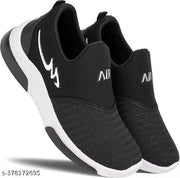 Stylish Boys and Girls Textured Canvas Black Casual Shoes