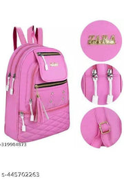 New nice woman backpack  and all girls use zara -pink