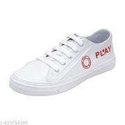 White casual sneakers shoes for men